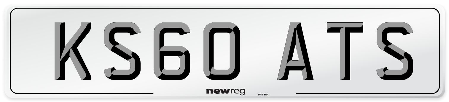 KS60 ATS Number Plate from New Reg